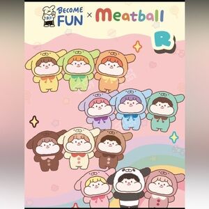 Meatball Marshmallow Puppy Series Blind Box, regular styles, random 2